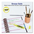 Highlighters | Avery 24130 HI-LITER Desk-Style Chisel Tip Highlighters - Fluorescent Yellow Ink/Black Barrel (200/Box) image number 3