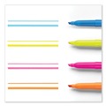 Highlighters | Sharpie 1908101 Chisel Tip Pocket Style Highlighters - Assorted Ink/Barrel Colors (5/Set) image number 3