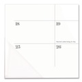 Notebooks & Pads | AT-A-GLANCE 1606705 17.75 in. x 11 in. 12-Month (Jan-Dec 2026) Workstyle Compact Deskpad - White Sheets/Pink Headband/Clear Corners image number 3