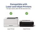 Labels | Avery 06528 Easy Peel 2 in. x 4 in. Inkjet/Laser Printers Mailing Labels with Sure Feed Technology - Glossy White (250/Pack) image number 7