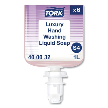 SKIN CARE AND HYGIENE | Tork 400032 1L Refill Soft Rose Scent Luxury Liquid Soap (6/Carton)