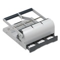 Staple Punches | Swingline A7074650B 160-Sheet Antimicrobial Protected Adjustable 2-To-3 9/32 in. Hole Punch - Putty/Gray image number 1