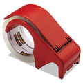 Packing Tapes | Scotch DP-300-RD Compact and Quick Loading Dispenser for Box Sealing Tape - Red image number 3