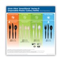 Cutlery | Dixie SSCK71 SmartStock Plastic Knife Cutlery Refill - Natural (960/Carton) image number 3