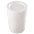 Just Launched | Dart 9PWQR 9 in. Quiet Classic Laminated Foam Dinnerware Plate - White (500/Carton) image number 1