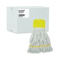  | Boardwalk BWK501WH 5 in. Headband Cotton/Synthetic Super Loop Wet Mop Head - Small, White (12/Carton) image number 0