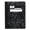 Back to School Sale | Mead 09910 9.75 in. x 7.5 in. Sheets Wide/Legal Rule Composition Book - Black Cover image number 0