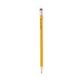Pencils | Universal UNV55400 HB #2 Woodcase Pencil - Black Lead/Yellow Barrel (1-Dozen) image number 7