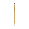 Pencils | Universal UNV55400 HB #2 Woodcase Pencil - Black Lead/Yellow Barrel (1-Dozen) image number 7