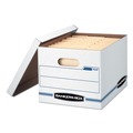 Boxes & Bins | Bankers Box 0070333 STOR/FILE 12 in. x 16.25 in. x 10.5 in. Basic-Duty Storage Boxes - White (20/Carton) image number 1