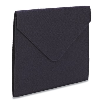 Smead 70922 2 in. Expansion Letter Size Soft Touch Cloth Expanding Files - Dark Blue