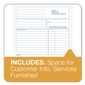 Retail Store Supplies | TOPS 4133 50 Forms Total Two-Part Carbonless 8.5 in. x 7.75 in. Bill for Services Rendered Book image number 3