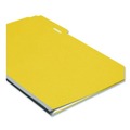 File Folders | Smead 22562 1/3-Cut Tabs Assorted Legal Size 1 in. Expansion Recycled Heavy Pressboard Folders - Yellow (25/Box) image number 2