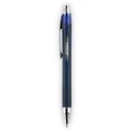 Pens | uni-ball 73833 Jetstream 1 mm Retractable Hybrid Gel Pen - Blue Ink/Black/Silver/Blue Barrel/Bold (1-Dozen) image number 2