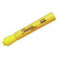 Highlighters | Sharpie 25005 Tank Style Chisel Tip Highlighters - Yellow Ink/Yellow Barrel (1-Dozen) image number 1