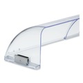 Clearance Center | Deflecto 50 3.87 in. x 9 in. x 2.75 in. Premium Unbreakable Air Deflector - Clear image number 1