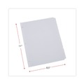 Dividers & Tabs | Universal UNV20818 11 in. x 8.5 in. 8-Tab Deluxe Write-On/Erasable Tab Index - White (1 Set) image number 2
