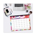 Bulletin Boards | Blue Sky 100157 22 in. x 17 in. 12-Month (Jul 2025-Jun 2026) Mahalo Academic Desk Pad - Black Binding/Clear Corners image number 3