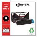Back to School Sale | Innovera IVRB431 10000 Page-Yield, Replacement for Oki 44574901, Remanufactured Toner - Black image number 1