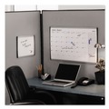 White Boards | Quartet ARC2414 ARC Frame Cubicle 14 in. x 24 in. Dry Erase Board - White/Silver image number 4