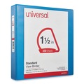 Binders | Universal UNV20723 11 in. x 8.5 in. 1.5 in. Capacity 3 Rings Slant D-Ring View Binder - Light Blue image number 0