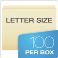 Just Launched | Pendaflex 752EE Letter Size 0.75 in. Expansion Straight Tabs File Folders - Manila (100/Box) image number 4