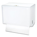 Paper Towels and Napkins | San Jamar T1800WH 10.75 in. x 6 in. x 7.5 in. Singlefold Paper Towel Dispenser - White image number 0