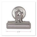 Back to School Sale | Universal UNV31261 Bulldog Magnetic Clips - Medium, Nickel (12/Pack) image number 8