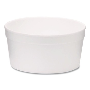 WinCup 221996 8 oz Tall Style Foam Bowls - White (1000/Carton)