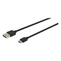 Back to School Sale | Innovera IVR30016 10 ft. USB to USB-C Cable - Black image number 0