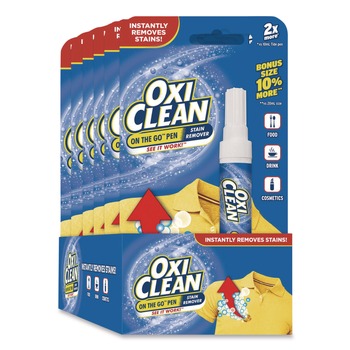  | OxiClean 80575-23564 22 mL On-the-Go Bonus Size Pen Stain Remover (6/Carton)