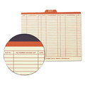 File Folders | Smead 51910 Printed Form Style 1/5-Cut Top Tab Out 8.5 in. x 11 in. Out Guides - Manila (100/Box) image number 1