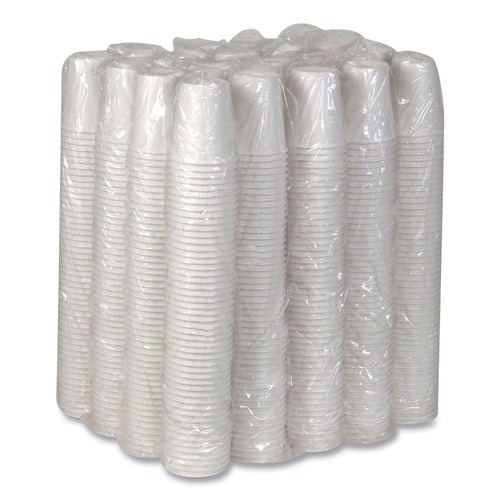  | Dixie 2340W 10 oz. Paper Hot Cups - White (1000/Carton) image number 0
