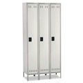 Office Filing Cabinets & Shelves | Safco 5525GR 36 in. x 18 in. x 78 in. Single-Tier 3-Column Locker - Two-Tone Gray image number 0