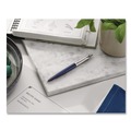 Pens | Parker 1953186 1 mm Medium Jotter Retractable Ballpoint Pen - Blue Ink, Royal Blue/Chrome Barrel image number 4