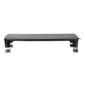 Monitor Stands | 3M MS100B 21.6 in. x 9.4 in. x 2.7 in. to 3.9 in. Supports 33 lbs. Monitor Stand MS100B - Black/Clear image number 1