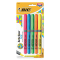 Highlighters | BIC GBLP51ASST Brite Liner Chisel Tip Grip Pocket Highlighter - Assorted Ink/Barrel (1-Set) image number 1