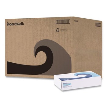 TISSUES | Boardwalk BWK6500B 2-Ply Office Packs Facial Tissue Flat Box - White (30/Carton)