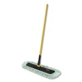 Mops | Rubbermaid Commercial HYGEN FGQ55900BK00 HYGEN 18 in. Quick Connect Single-Sided Plastic Wet/Dry Mop Frame - Black image number 1
