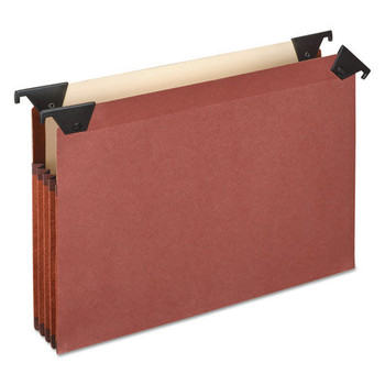 PRODUCTS | Pendaflex 45432 3 Dividers 1/3-Cut Tabs Letter Size Premium Expanding Hanging File Pockets with Swing Hooks and Dividers - Brown (5/Box)