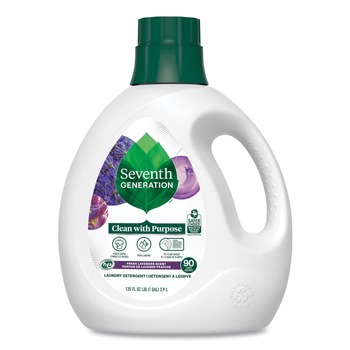 LAUNDRY DETERGENT | Seventh Generation 10732913450647 135 oz. Bottle Natural Liquid Laundry Detergent - Fresh Lavender Scent