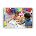 White Boards | Creativity Street PAC9882-10 12 in. x 9 in. Dry Erase Student Boards - Blue/White Surface (10/Set) image number 8