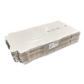 Food Trays, Containers, and Lids | Karat FP-PBF12W 12 in. x 12 in. x 1.97 in. Corrugated Paper Boxes - White/Brown (50/Bundle) image number 4