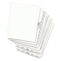 Dividers & Tabs | Avery 11917 11 x 8.5 Avery Style Preprinted Legal Exhibit Side 10-Tab Index Dividers - White (25/Pack) image number 1