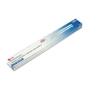 ACCO A7070724H 3.5 in. Capacity 8.5 in. Center to Center Premium Two-Prong Paper Fastener Base and Compressor Sets - Silver (50/Box)