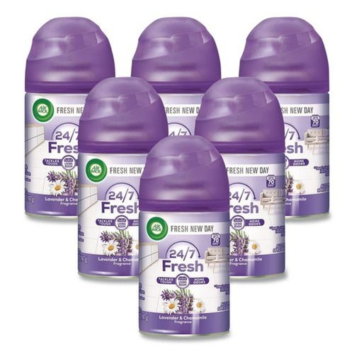 Odor Control | Air Wick 62338-77961 Freshmatic Ultra 5.89 oz. Aerosol Spray Automatic Spray Refill - Lavender/Chamomile (6/Carton) image number 0