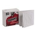 Cleaning & Janitorial Supplies | Georgia-Pacific 29000 13 in. x 13 in. Brawny Industrial Scrim All Purpose Wipers  - White (12/Carton) image number 3