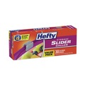 Food Service | Hefty 00R88071 10.56 in. x 11 in. Gallon Slider Stand and Fill Food Storage Bags - Clear (30/Box) image number 1