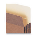 File Folders | Smead 73205 3.5 in. Expansion Letter Size Recycled Top Tab File Pockets - Redrope (25/Box) image number 5