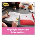 Page Flags | Post-it Flags 680-HVYW 1 in. x 1.75 in. Page Flags in Desk Grip Dispenser - Yellow (200/Pack) image number 4